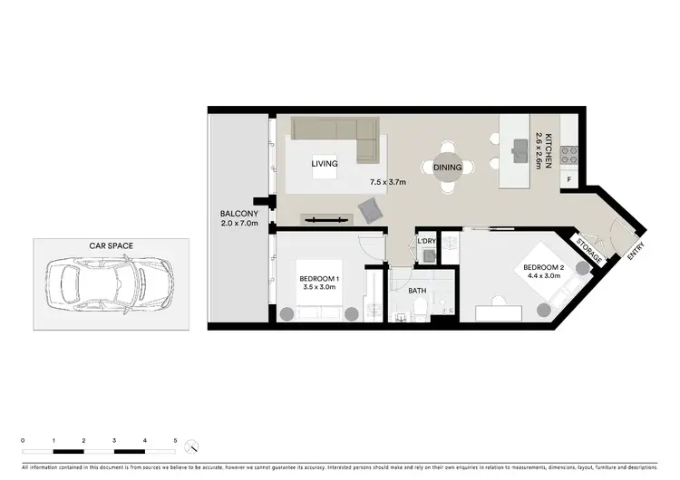 Floorplan of Homely apartment listing, G05/8 Wharf Road, Gladesville NSW 2111