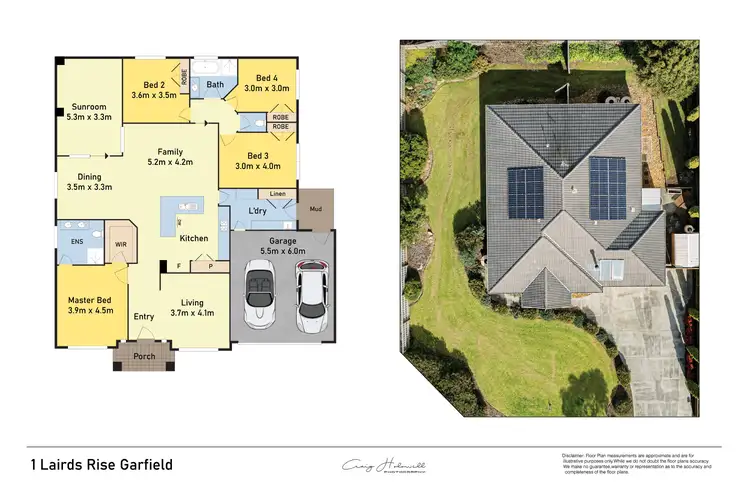 Floorplan of Homely house listing, 1 Lairds Rise, Garfield VIC 3814