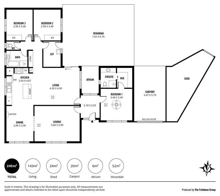 Floorplan of Homely house listing, 6 Courageous Avenue, Happy Valley SA 5159