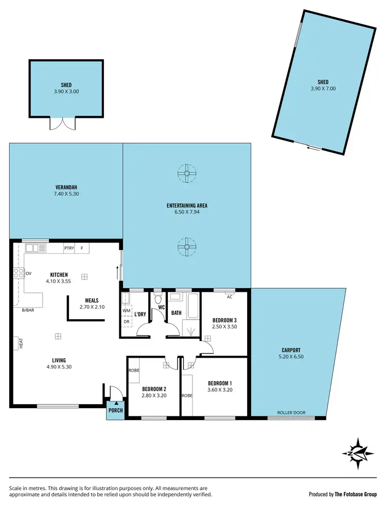 Floorplan of Homely house listing, 28 Carson Street, Parafield Gardens SA 5107