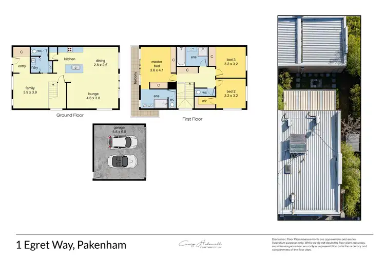 Floorplan of Homely house listing, 1 Egret Way, Pakenham VIC 3810