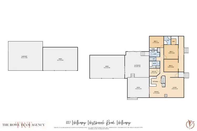 Floorplan of Homely rural property listing, 227 Wellcamp - Westbrook Road, Wellcamp QLD 4350