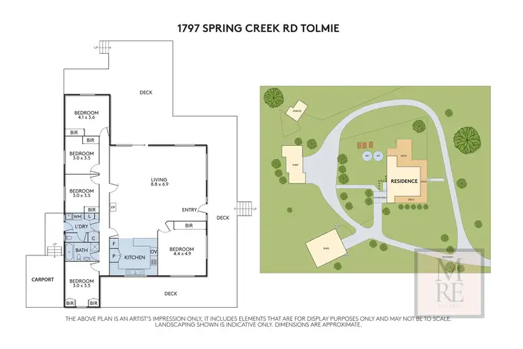 Floorplan of Homely house listing, 1797 Spring Creek Road, Tolmie VIC 3723