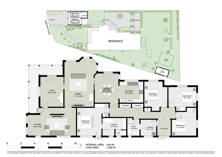 Floorplan of Homely house listing, 5 Barlow Court, Mudgee NSW 2850