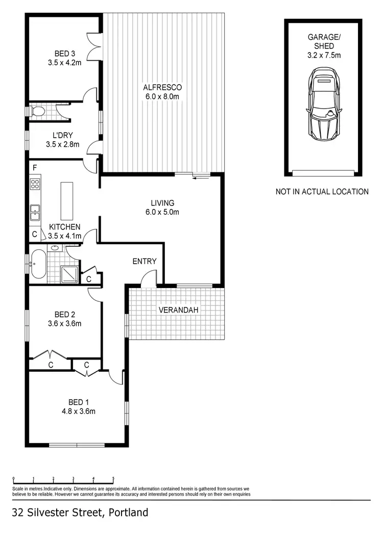 Floorplan of Homely house listing, 32 Silvester Street, Portland VIC 3305
