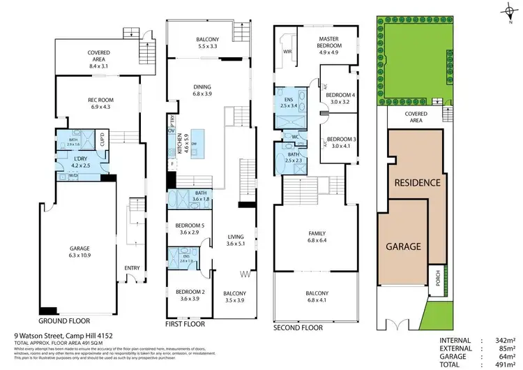Floorplan of Homely house listing, 9 Watson Street, Camp Hill QLD 4152