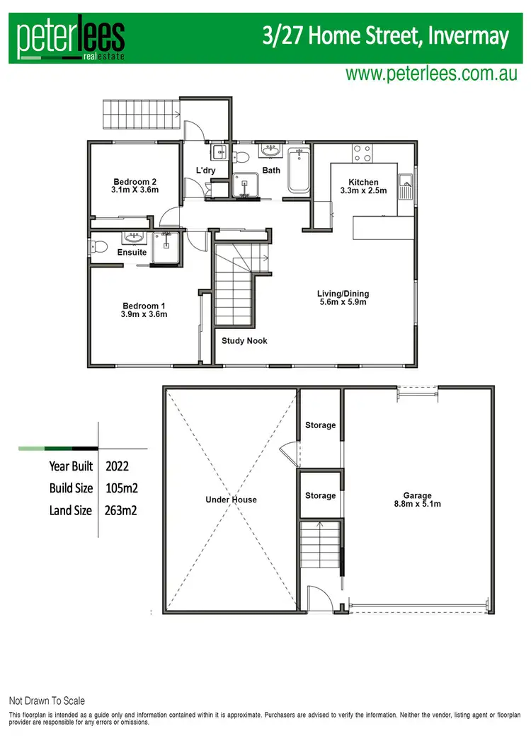 Floorplan of Homely unit listing, 3/27 Home Street, Invermay TAS 7248