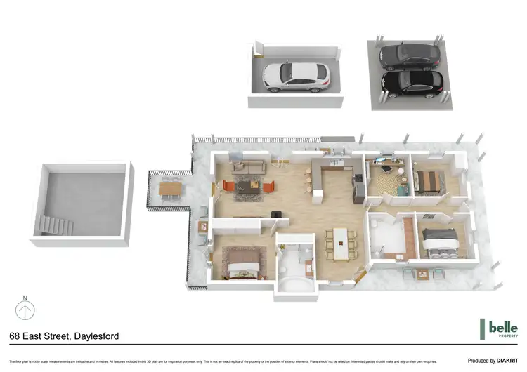 Floorplan of Homely house listing, 68 East Street, Daylesford VIC 3460