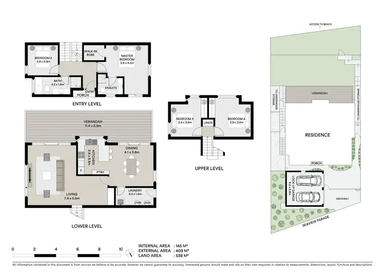 Floorplan of Homely house listing, 6 Seaview Parade, Blue Bay NSW 2261