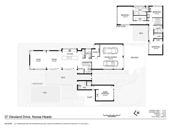 Floorplan of Homely house listing, 37 Viewland Drive, Noosa Heads QLD 4567