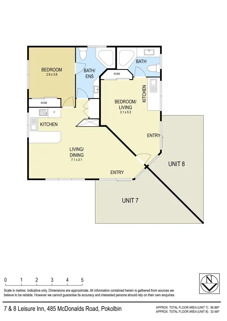 Floorplan of Homely villa listing, 7 & 8/485 Mcdonald's Road, Pokolbin NSW 2320