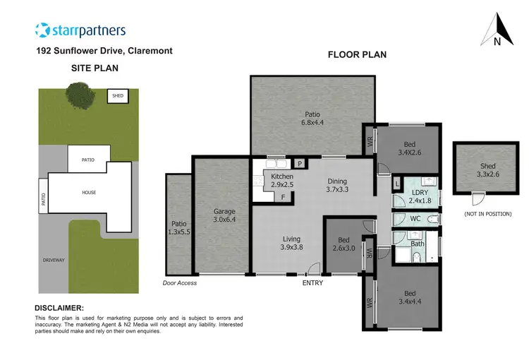 Floorplan of Homely house listing, 192 Sunflower Drive, Claremont Meadows NSW 2747