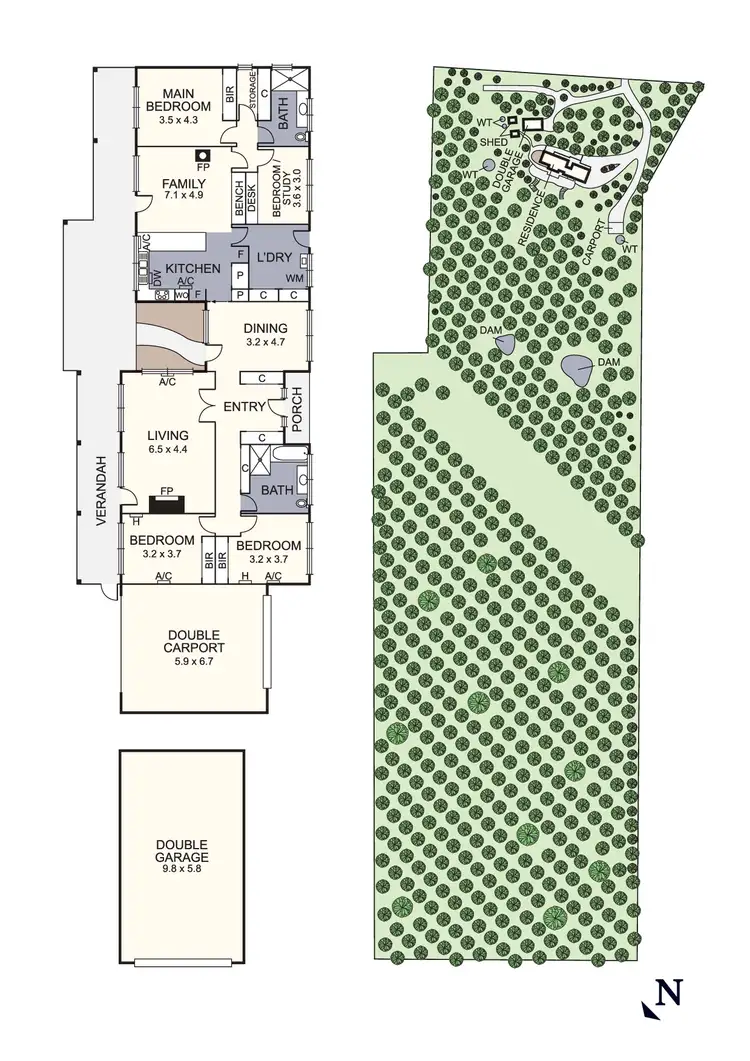 Floorplan of Homely house listing, 7 Lorimer Road, Wattle Glen VIC 3096