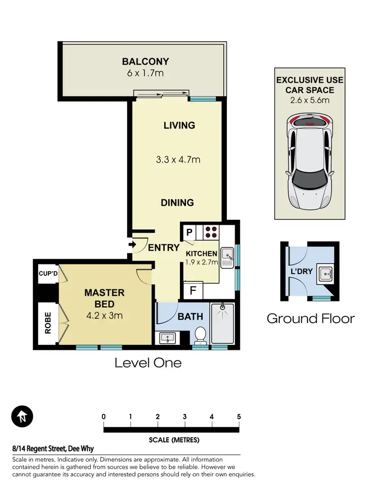 Floorplan of Homely apartment listing, 8/14 Regent Street, Dee Why NSW 2099