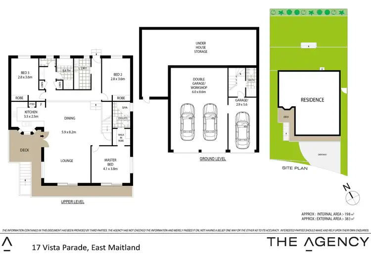 Floorplan of Homely house listing, 17 Vista Parade, East Maitland NSW 2323