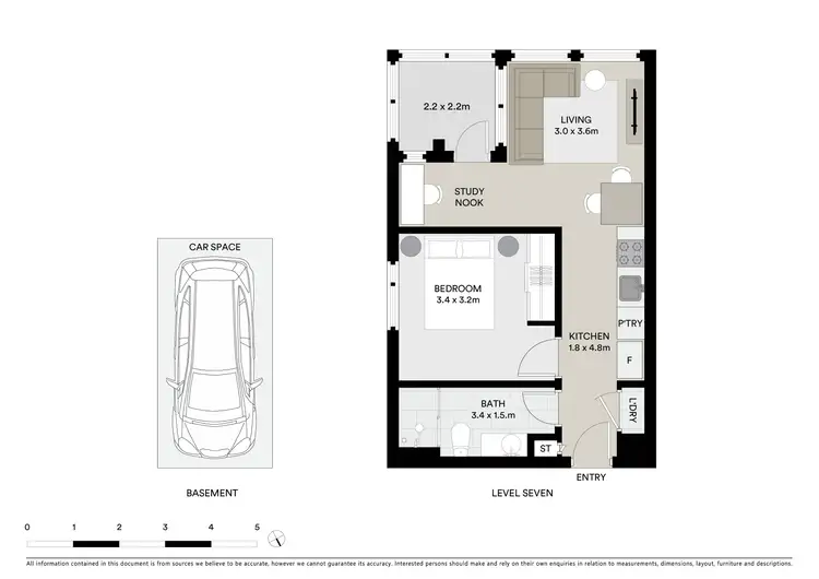 Floorplan of Homely apartment listing, 703/6 Acacia Place, Abbotsford VIC 3067