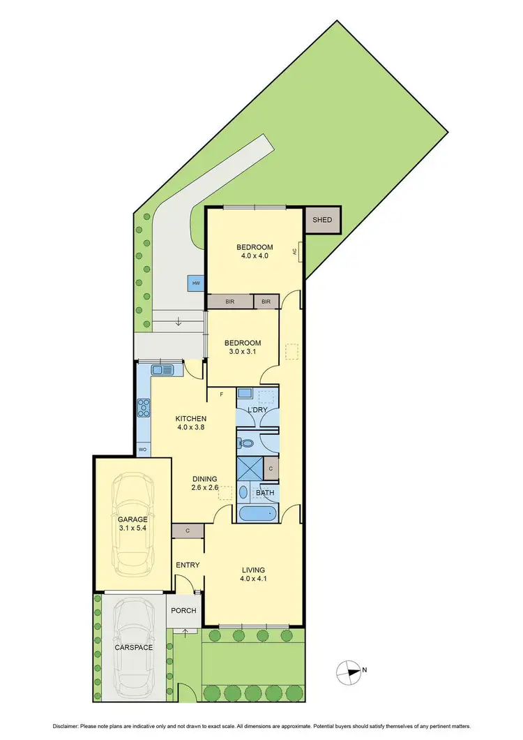 Floorplan of Homely unit listing, 5/972 Mt Alexander Road, Essendon VIC 3040