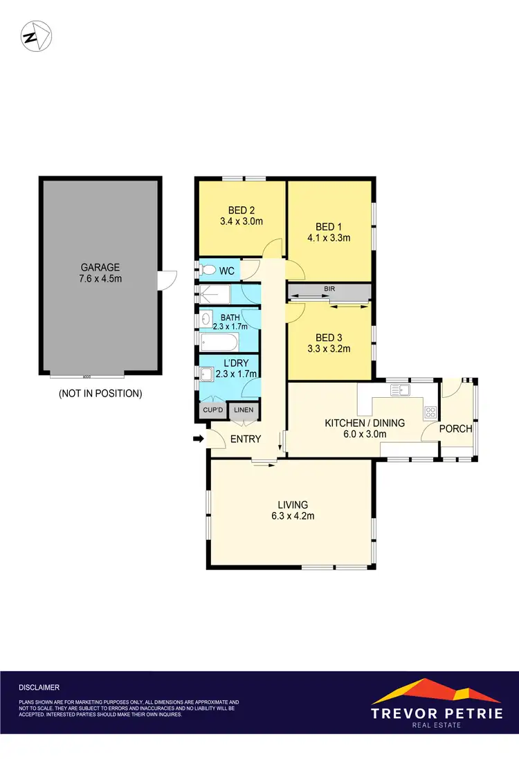 Floorplan of Homely house listing, 21 Ercil Street, Wendouree VIC 3355