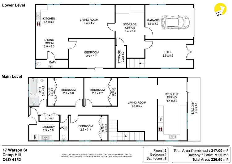 Floorplan of Homely house listing, 17 Watson Street, Camp Hill QLD 4152