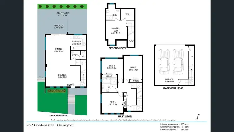 Floorplan of Homely townhouse listing, 2/27 Charles Street, Carlingford NSW 2118