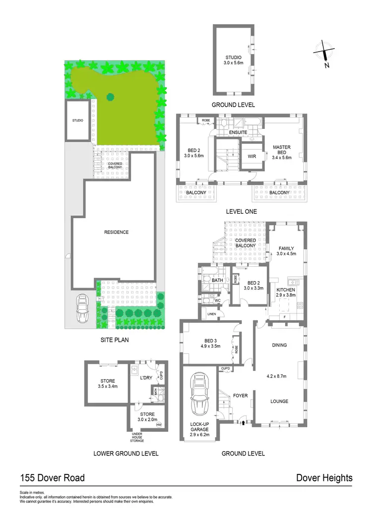 Floorplan of Homely house listing, 155 Dover Road, Dover Heights NSW 2030