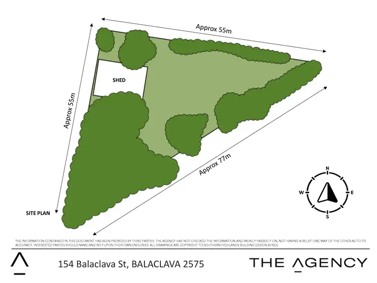 Floorplan of Homely land listing, 154 Balaclava Street, Balaclava NSW 2575