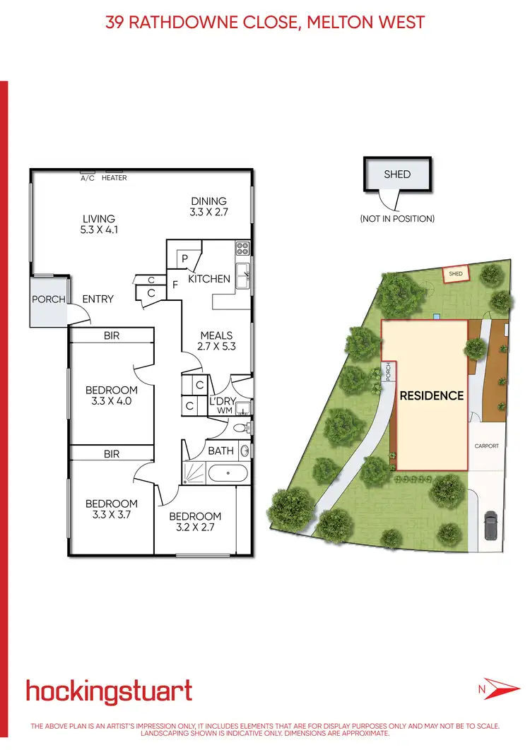 Floorplan of Homely house listing, 39 Rathdowne Circuit, Melton West VIC 3337