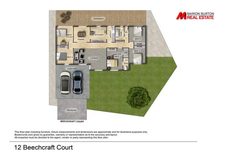 Floorplan of Homely house listing, 12 Beechcraft Court, Araluen NT 870