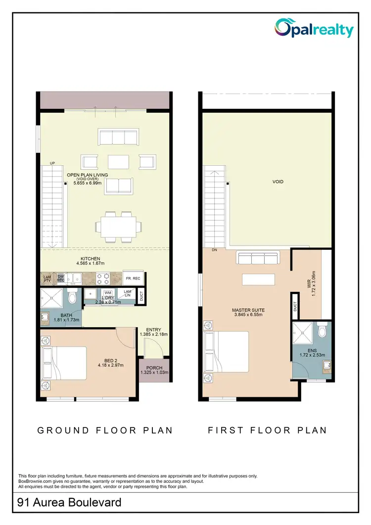 Floorplan of Homely townhouse listing, 91 Aurea Boulevard, Golden Bay WA 6174