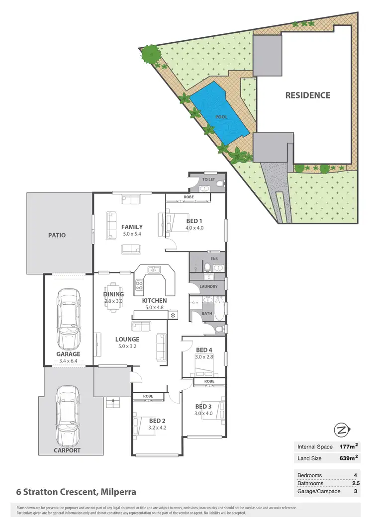 Floorplan of Homely house listing, 6 Stratton Crescent, Milperra NSW 2214