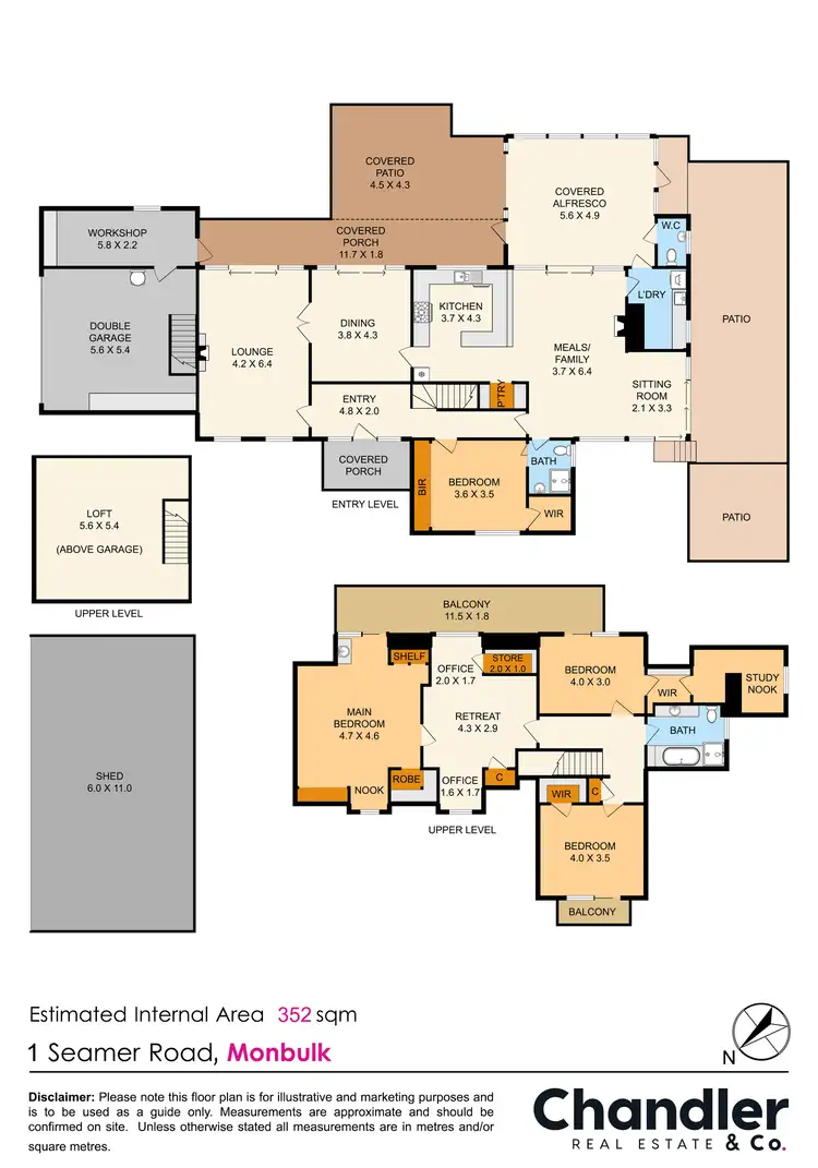 Floorplan of Homely house listing, 1 Seamer Road, Monbulk VIC 3793