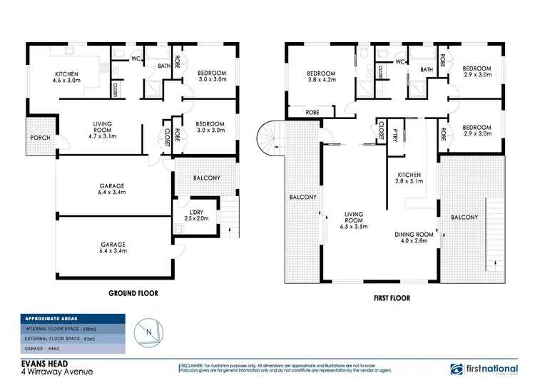 Floorplan of Homely house listing, 4 Wirraway Avenue, Evans Head NSW 2473