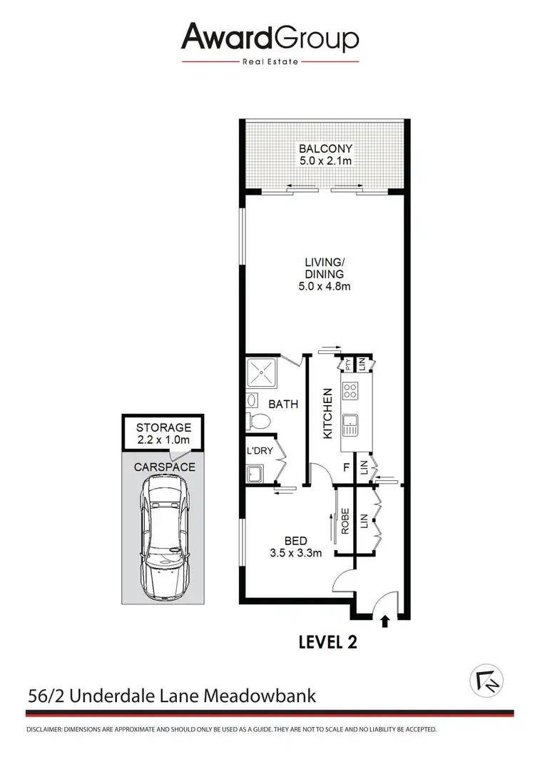 Floorplan of Homely unit listing, 56/2 Underdale Lane, Meadowbank NSW 2114