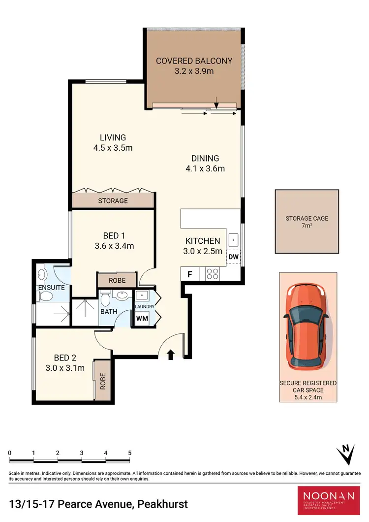 Floorplan of Homely apartment listing, 13/15-17 Pearce Avenue, Peakhurst NSW 2210