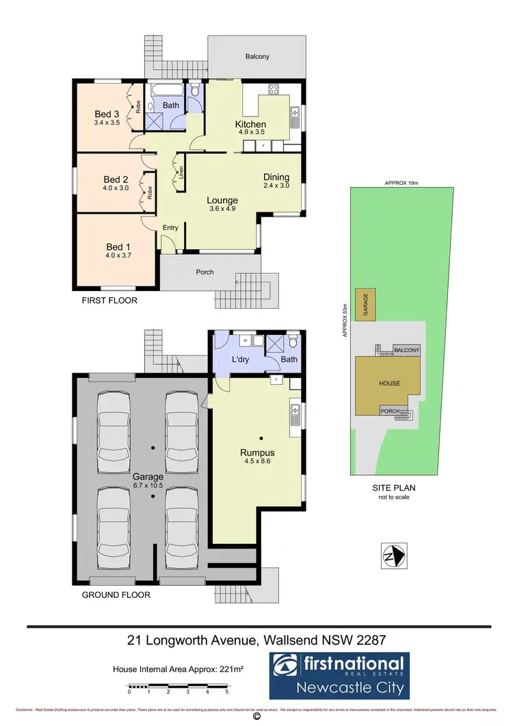 Floorplan of Homely house listing, 21 Longworth Avenue, Wallsend NSW 2287