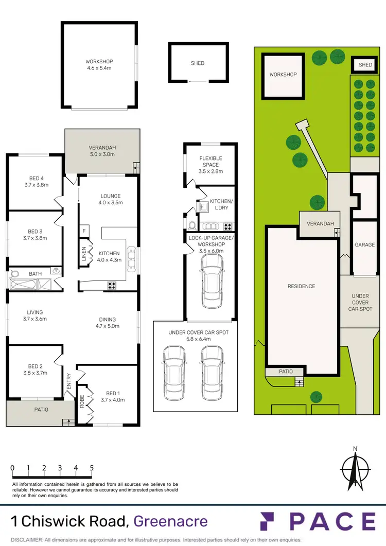 Floorplan of Homely house listing, 1 Chiswick Road, Greenacre NSW 2190