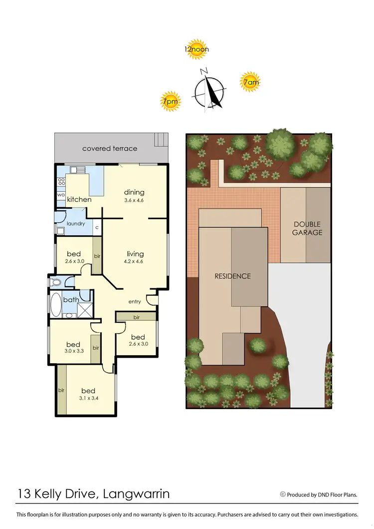 Floorplan of Homely house listing, 13 Kelly Drive, Langwarrin VIC 3910