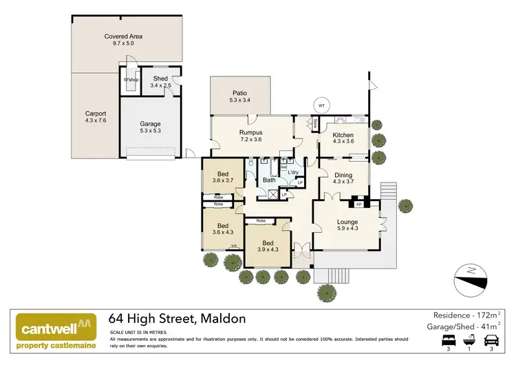Floorplan of Homely house listing, 64 High Street, Maldon VIC 3463
