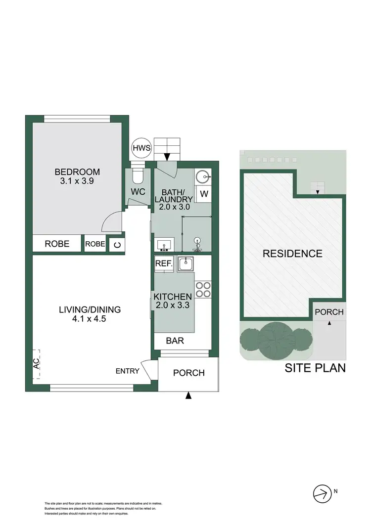 Floorplan of Homely unit listing, 2/21 Florence Street, Mentone VIC 3194