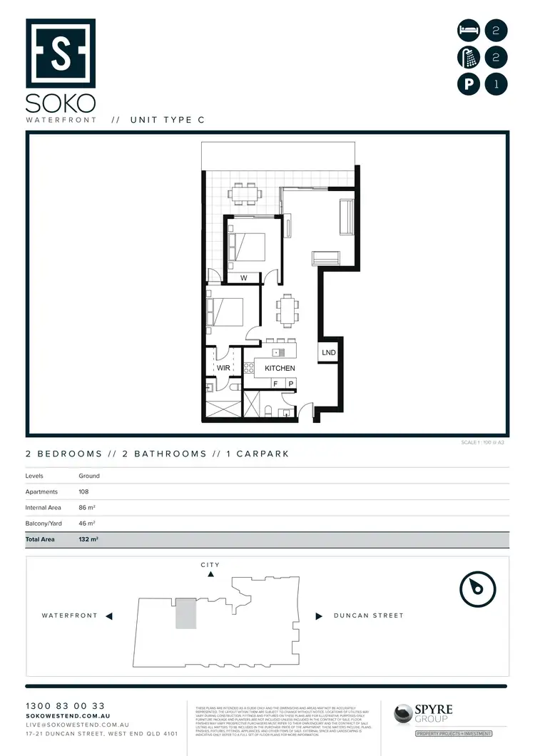 Floorplan of Homely apartment listing, 108/21 Duncan Street, West End QLD 4101