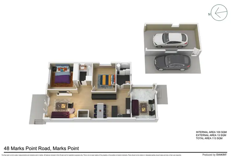 Floorplan of Homely house listing, 48 Marks Point Road, Marks Point NSW 2280