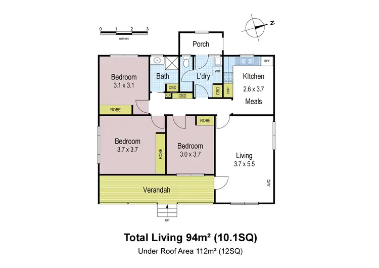 Floorplan of Homely house listing, 2 Fenton Street, Warragul VIC 3820