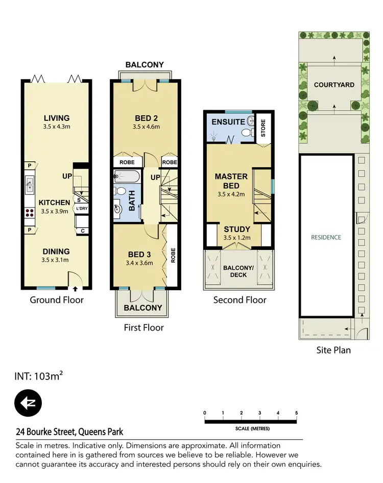 Floorplan of Homely house listing, 24 Bourke Street, Queens Park NSW 2022