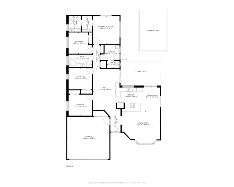 Floorplan of Homely house listing, 6 Windamere Close, Brinsmead QLD 4870