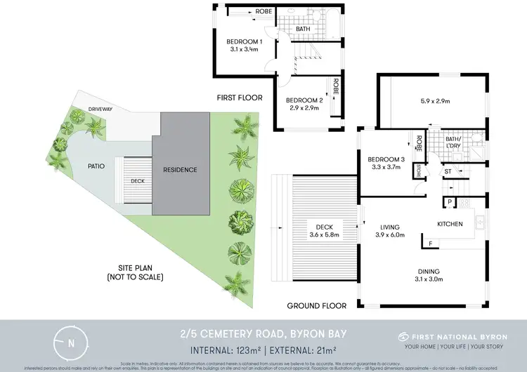 Floorplan of Homely house listing, House 2/5 Cemetery Road, Byron Bay NSW 2481