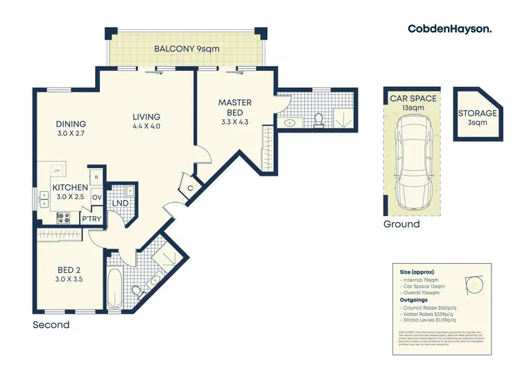 Floorplan of Homely apartment listing, 40/1 Hyam Street, Balmain NSW 2041