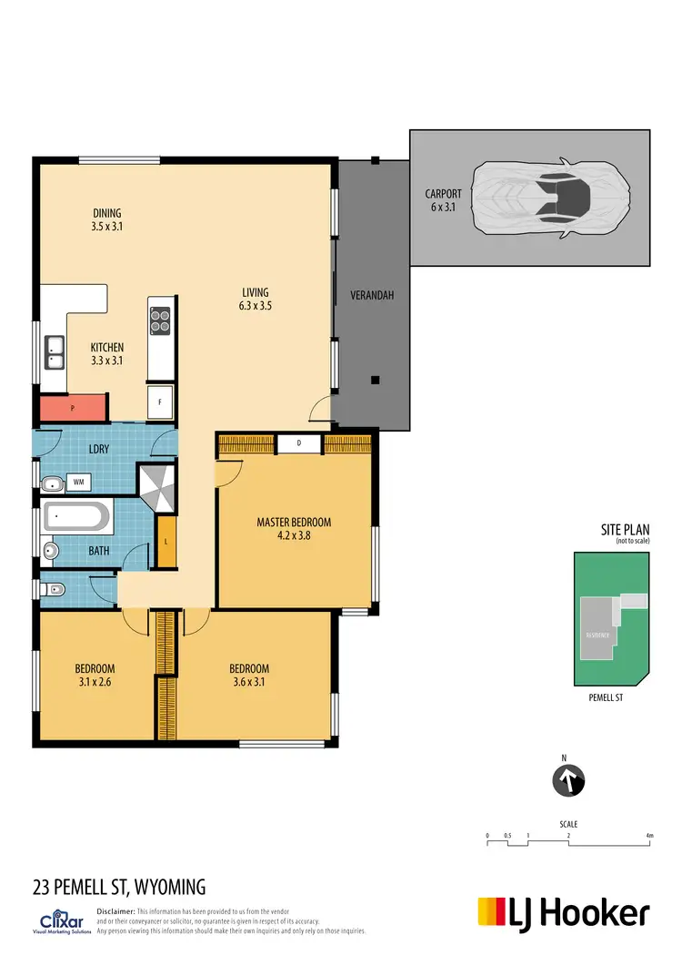 Floorplan of Homely house listing, 23 Pemell Street, Wyoming NSW 2250
