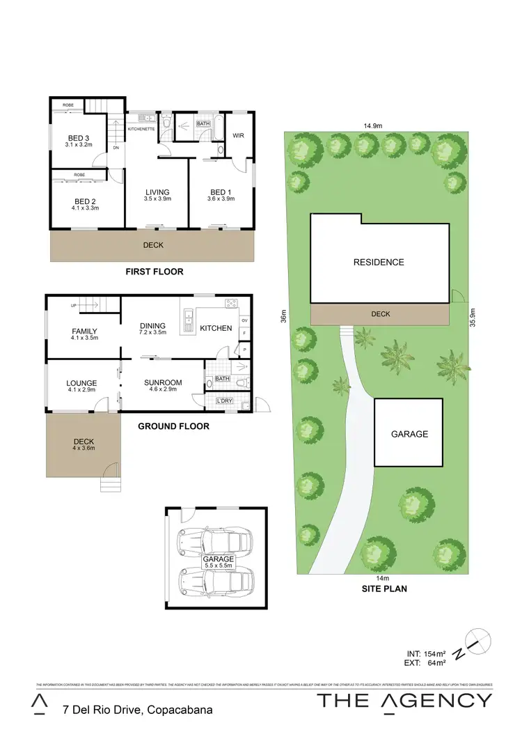 Floorplan of Homely house listing, 7 Del Rio Drive, Copacabana NSW 2251