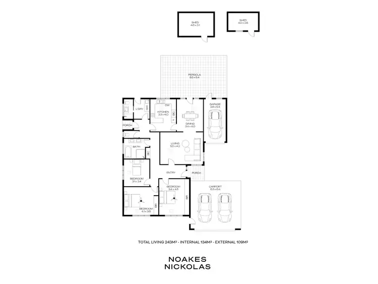 Floorplan of Homely house listing, 31 Birdwood Street, Netherby SA 5062