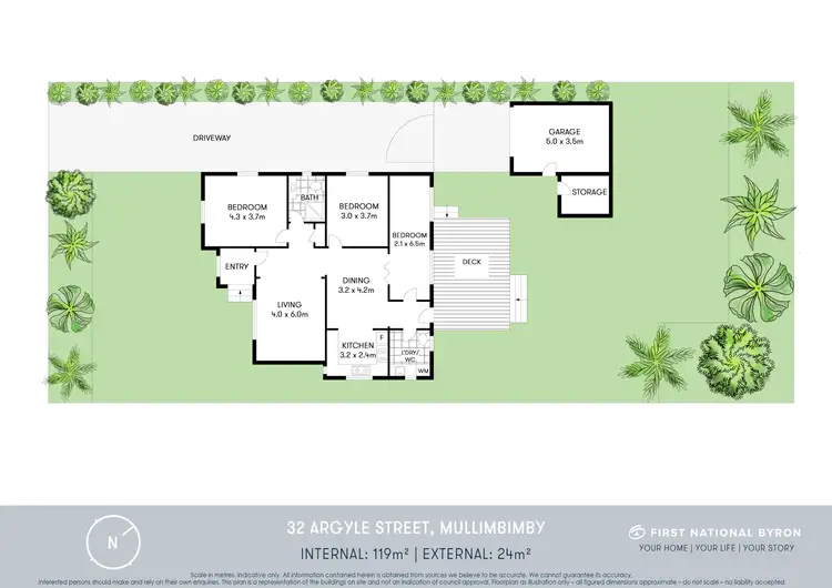 Floorplan of Homely house listing, 32 Argyle Street, Mullumbimby NSW 2482